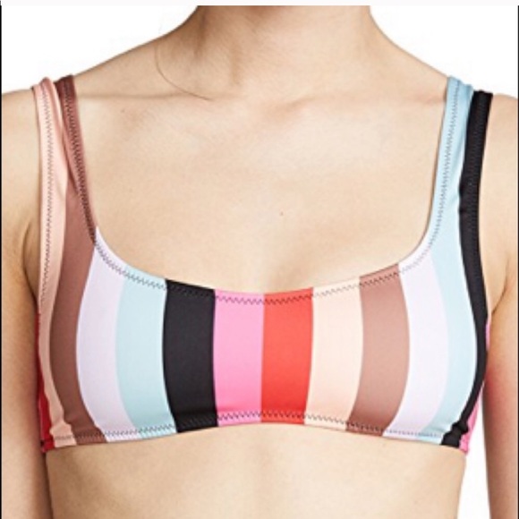 Elle Striped Bikini Top - Picture 6 of 6